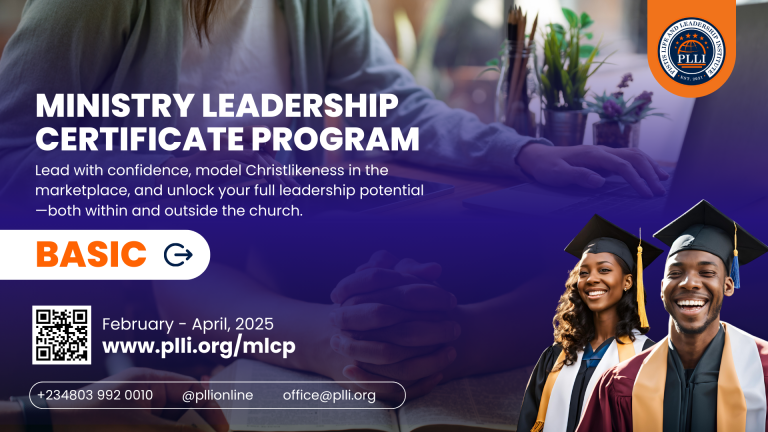 Ministry Leadership Certificate Program (MLCP) BASIC