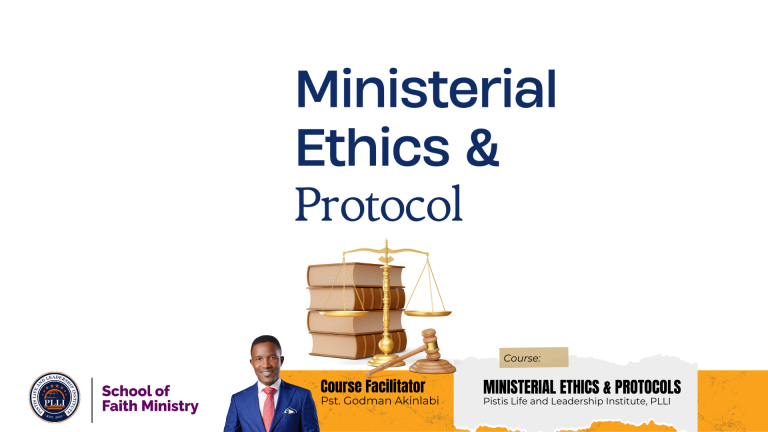 Ministerial Ethics & Protocols