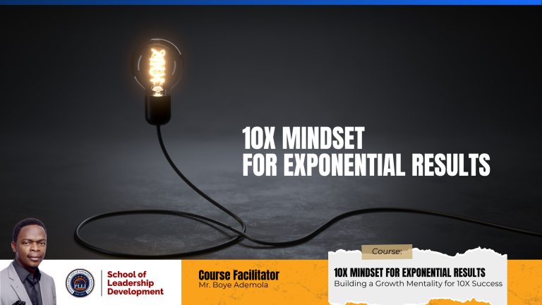 10X Mindset for Exponential Results