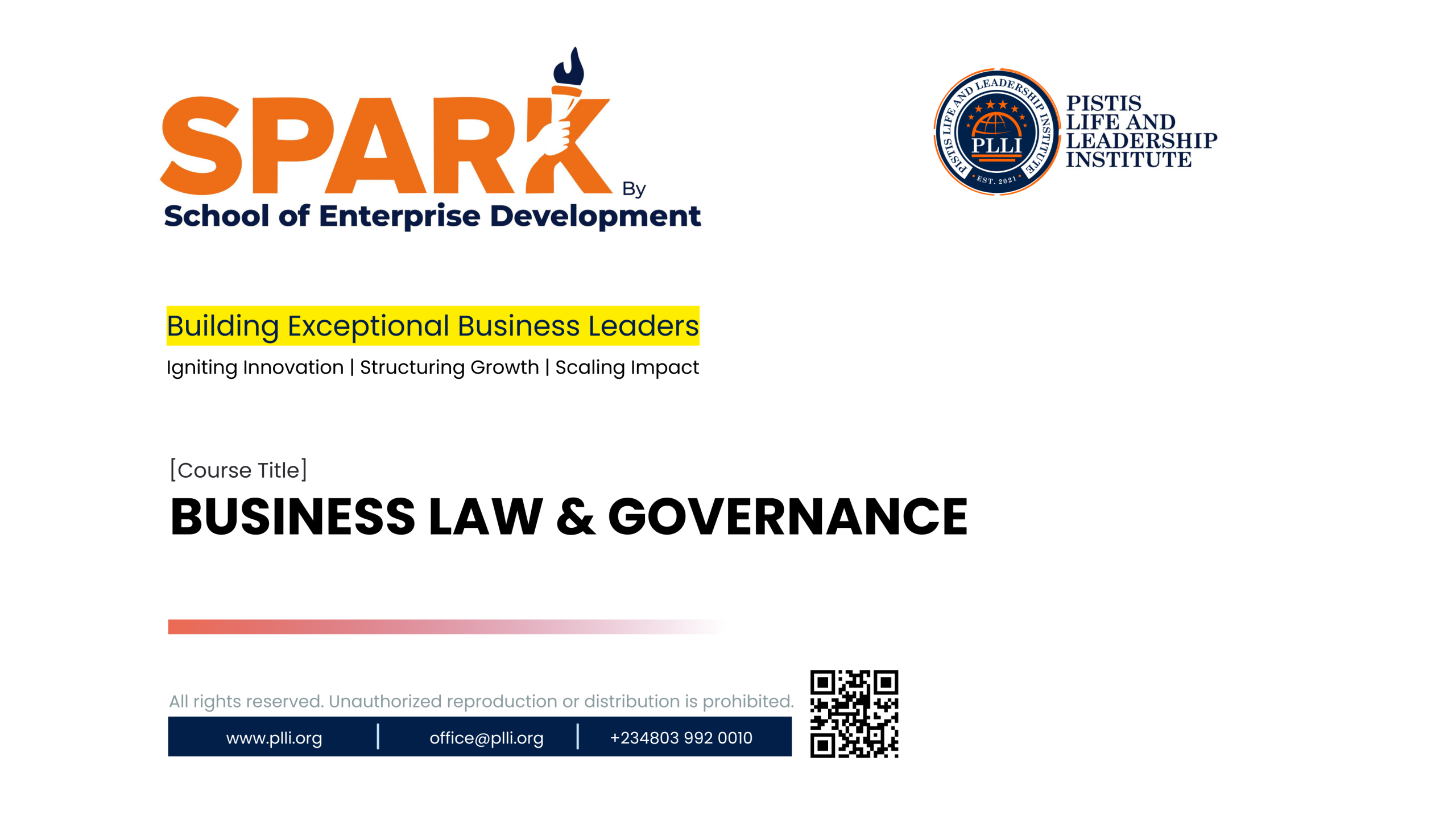 Business Law & Governance