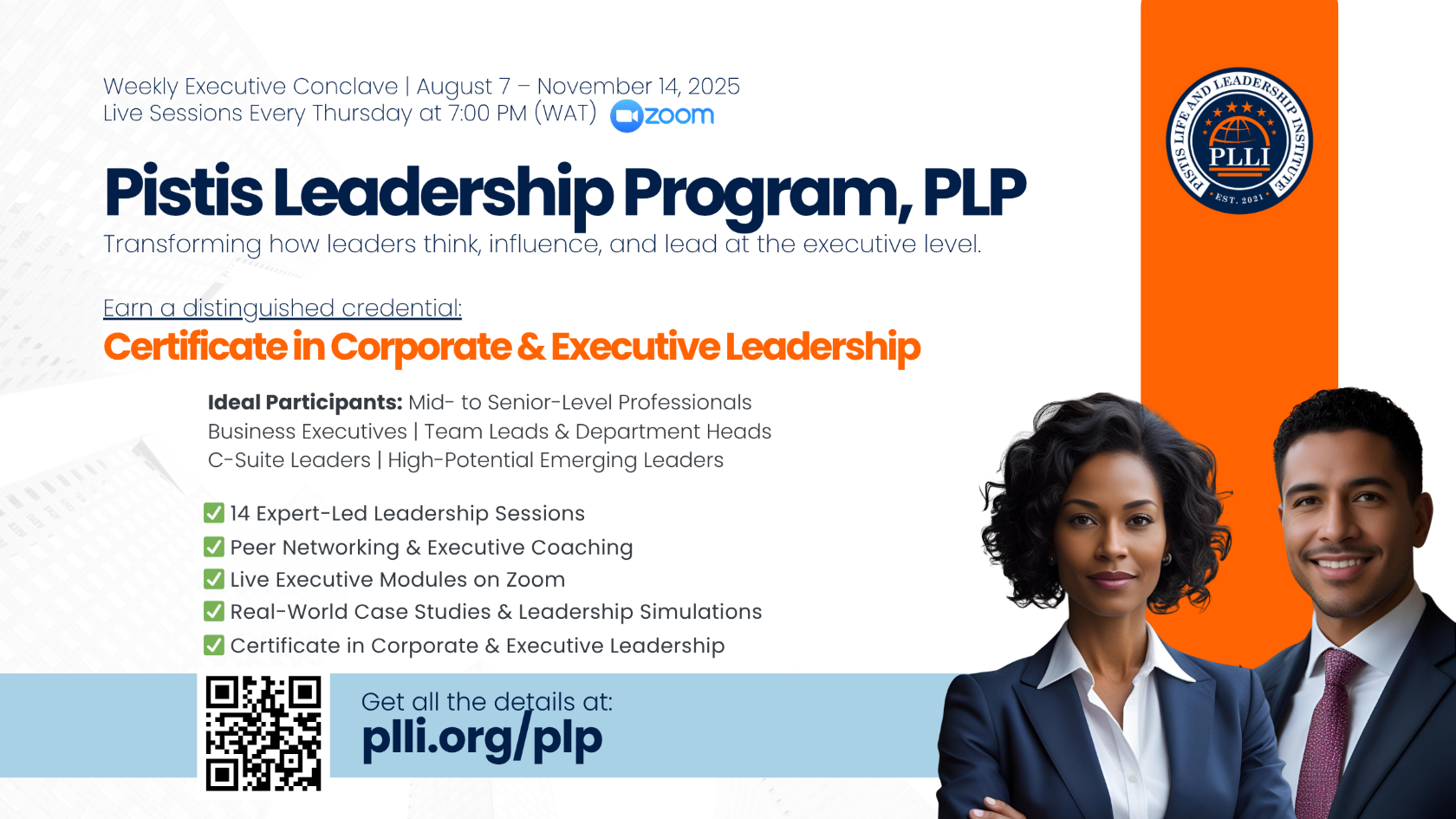 Pistis Leadership Program (PLP): 2025 Executive Conclave